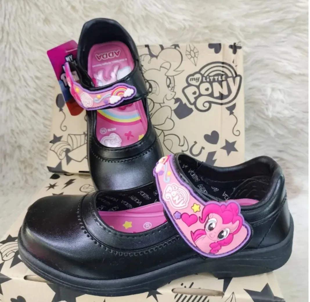 Little Girls' black school shoes. Seller: ABC KIDS WEAR on Muafay