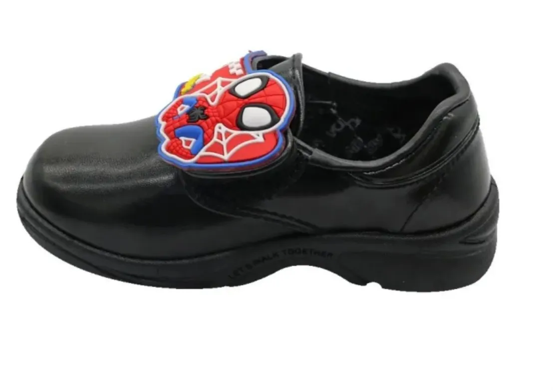 Black Boys' school shoes. Seller: ABC KIDS WEAR on Muafay.